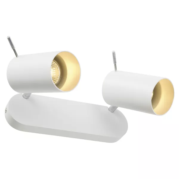 SLV - ASTO TUBE, applique et plafonnier, blanc, 2x GU10, max. 2x 50W (147412)