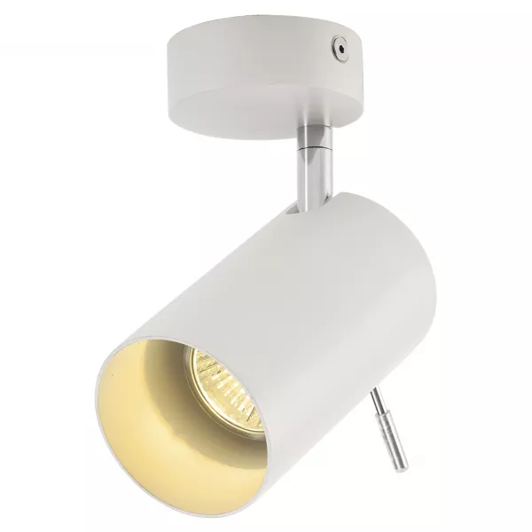 SLV - ASTO TUBE, applique et plafonnier int�rieur, simple, blanc, GU10/QPAR51, 50W max (147411)