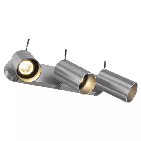 SLV - ASTO TUBE 3, applique et plafonnier, alu bross�, 3x GU10, max 3x 75W (147423)