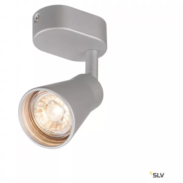 SLV - AVO, applique et plafonnier int�rieur, simple, gris argent, GU10/QPAR51, 50W max (1000888)