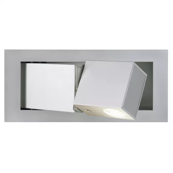 SLV - BEDSIDE droit, applique, gris argent, 3W LED, 4000K (146250)