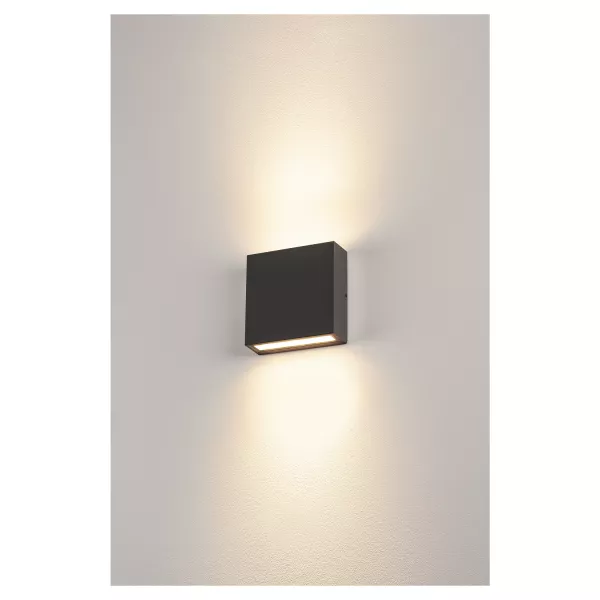 SLV - BIG QUAD UP/DOWN, applique ext�rieure, anthracite, LED, 8,8W, 3000K, IP54 (232455)