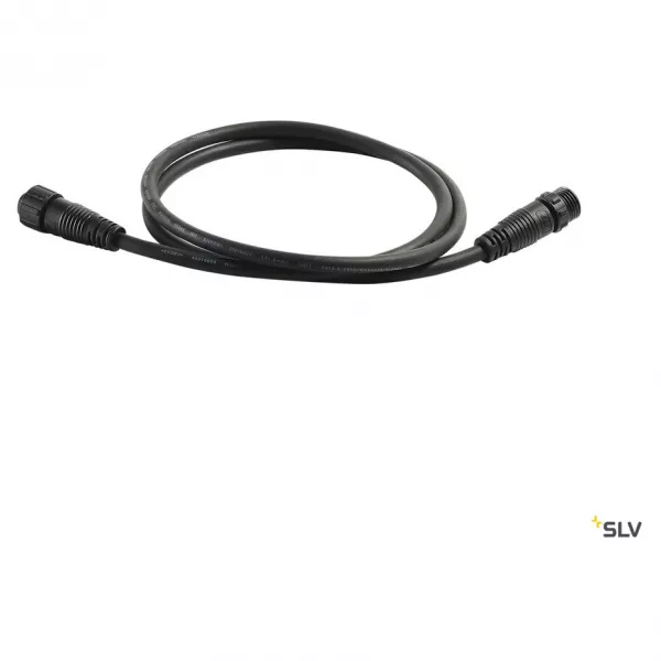 SLV - C�ble de connexion, ext�rieur, 100 cm, noir (231961)