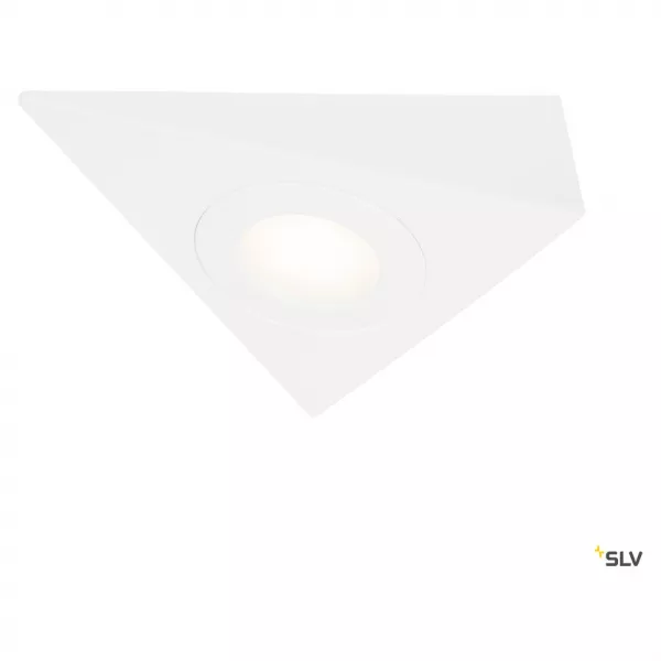 SLV - Cadre de montage pour DL 126, triangulaire, blanc (112171)