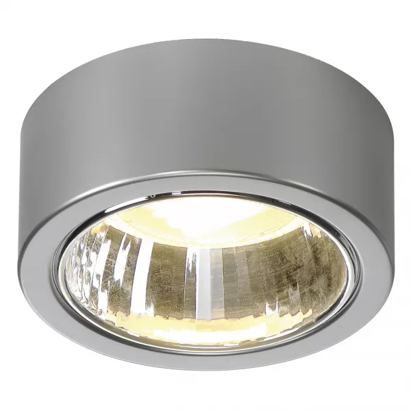 SLV - CL 101 GX53, plafonnier, rond, gris argent, max 11W (112284)