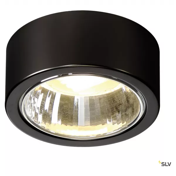 SLV - CL 101 GX53, plafonnier, rond, noir, max 11W (1002019)