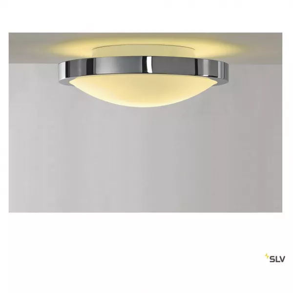 SLV - CORONA CL-1 plafonnier, rond, chrome, E27, max 60W (155272)