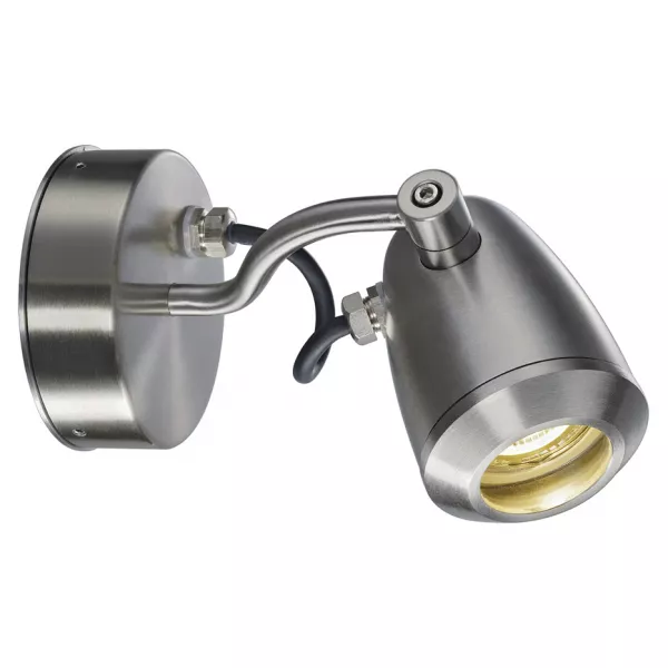 SLV - CV-SPOT, applique et plafonnier, Inox, GU10 max 4W IP44 (231662)
