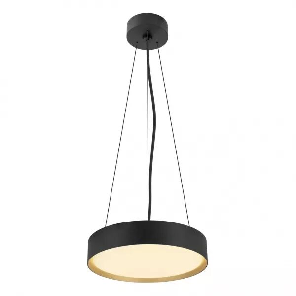 SLV - DECONA 30, plafonnier, rond, 2700/3000 K, 18W, PHASE, noir/or (1008580)
