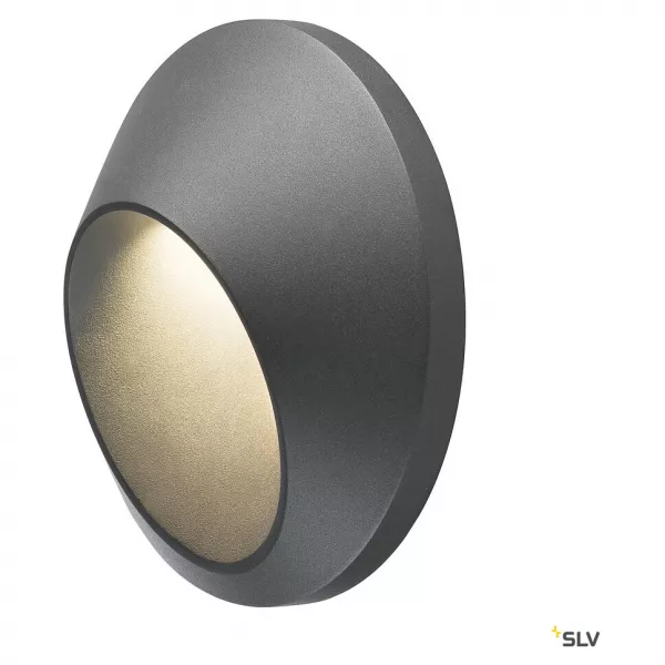 SLV - DELO, applique ext�rieure, anthracite, LED, 5,8W, 3000K, IP55 (227185)