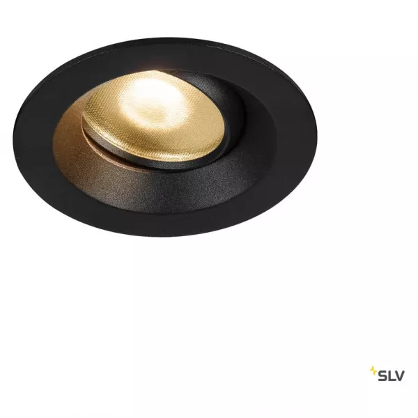 SLV - DINGILO, encastr� downlight int�rieur, noir, LED, 4,4W, 2700K, IP20/IP44 (1003036)