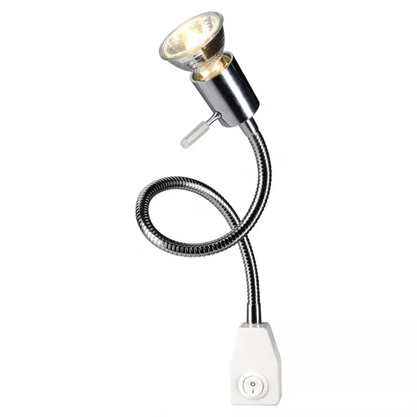 SLV - DIO FLEX PLUG, applique int�rieure, chrome, GU10/QPAR51, 50W max (146632)