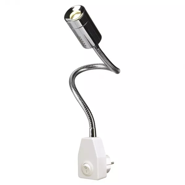 SLV - DIO FLEX PLUG, applique int�rieure, chrome, LED, 3,8W, 3000K (146672)