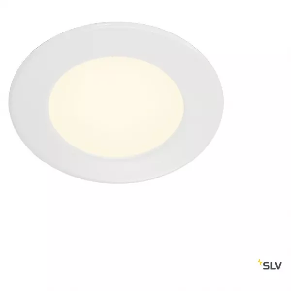 SLV - DL 126, encastr� de plafond ou mural int�rieur, blanc, LED, 2,8W, 2700K (112161)