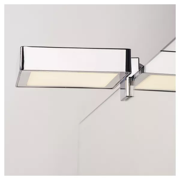 SLV - DORISA 20, applique int�rieure, chrome, LED, 5,5W, 4000K, IP44 (1000816)