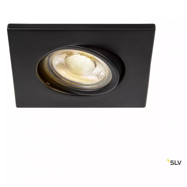 SLV - EASY-INSTALL MASTER QPAR51, spot encastr� int�rieur, carr�, noir, GU10/QPA (1003341)