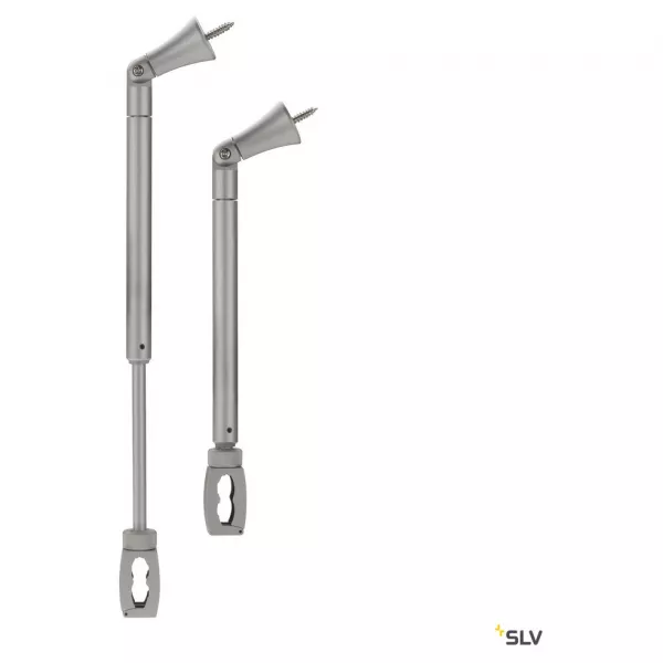 SLV - EASYTEC� II, support plafond rampant r�glable, int�rieur, gris (184332)