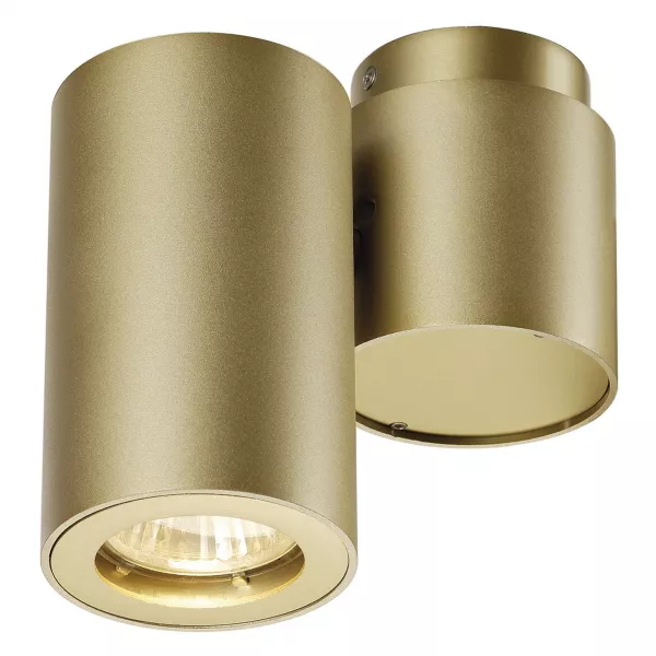 SLV - ENOLA B spot simple, applique et plafonnier, laiton, GU10, max 50W (151823)