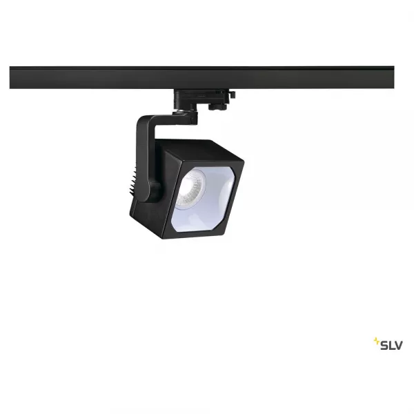 SLV - EURO CUBE, spot pour rail 3 allumages int�rieur, 60�, noir, LED, 28,5W, 4000K (152780)