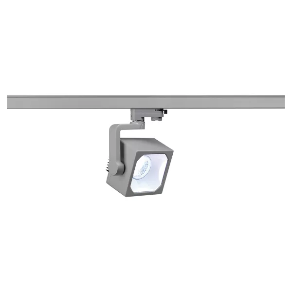 SLV - EURO CUBE spot gris argent, LED 4000K, 60�, IRC 90, adapt 3 all inclus (152784)
