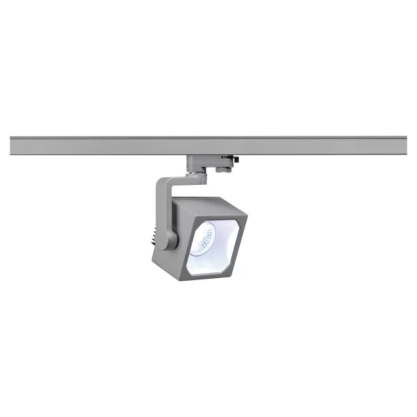 SLV - EURO CUBE spot gris argent, LED 4000K, 90�, IRC 90, adapt 3 all inclus (152794)