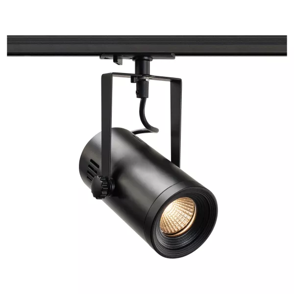 SLV - EURO SPOT TRACK, spot pour rail 1 allumage int�rieur, noir, LED, 11W, 3000K (1001485)