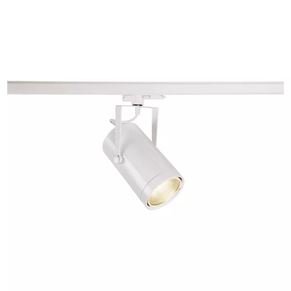 SLV - EURO SPOT TRACK, spot pour rail 3 allumages, int�rieur, 235mm, blanc, LED, 42W, (1002816)
