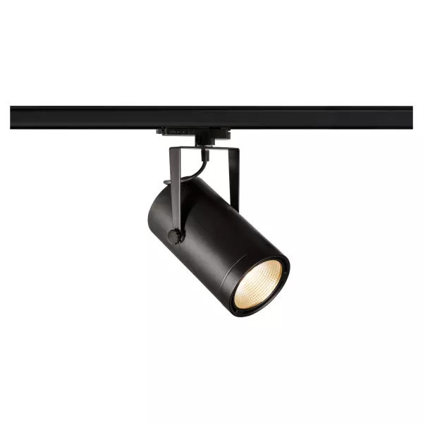 SLV - EURO SPOT TRACK, spot pour rail 3 allumages, int�rieur, 235mm, noir, LED, 42W, 3 (1002813)