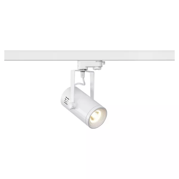 SLV - EURO SPOT TRACK, spot pour rail 3 allumages int�rieur, blanc, LED, 11W, 3000K (1001368)
