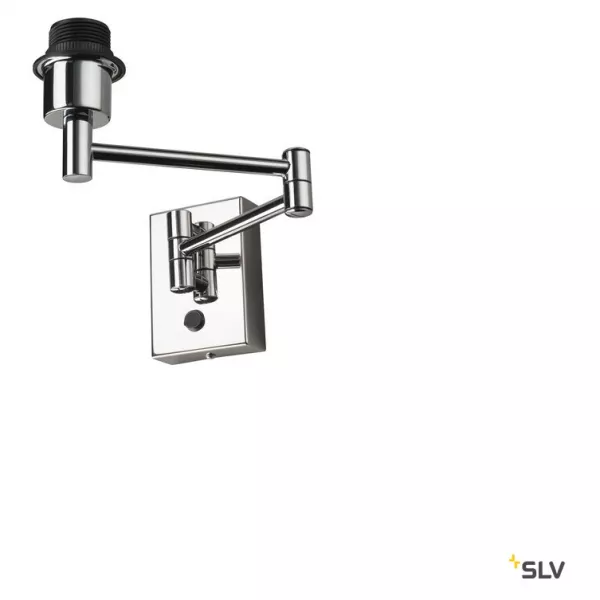 SLV - FENDA, applique int�rieure, base, chrome, E27, 40W max, sans abat-jour (1001449)