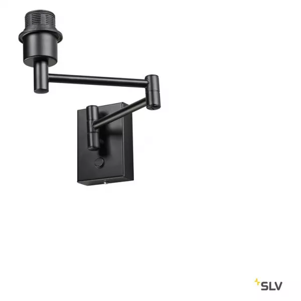 SLV - FENDA, applique int�rieure, base, noir, E27, 40W max, sans abat-jour (1001450)