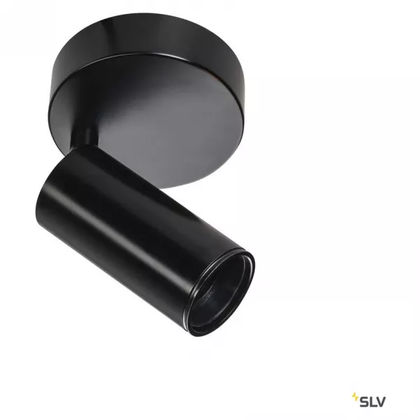 SLV - FITU, applique et plafonnier int�rieur, noir, E27, 60W max (1002585)