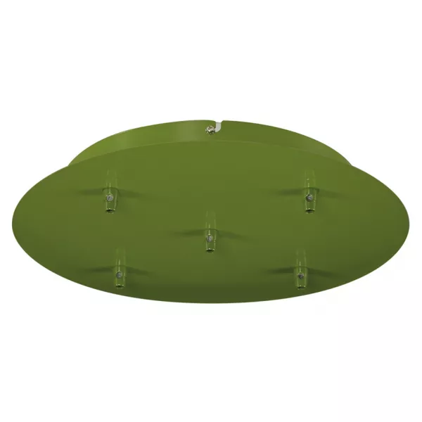 SLV - FITU, pat�re 5 passe-fils, rond, vert (132628)