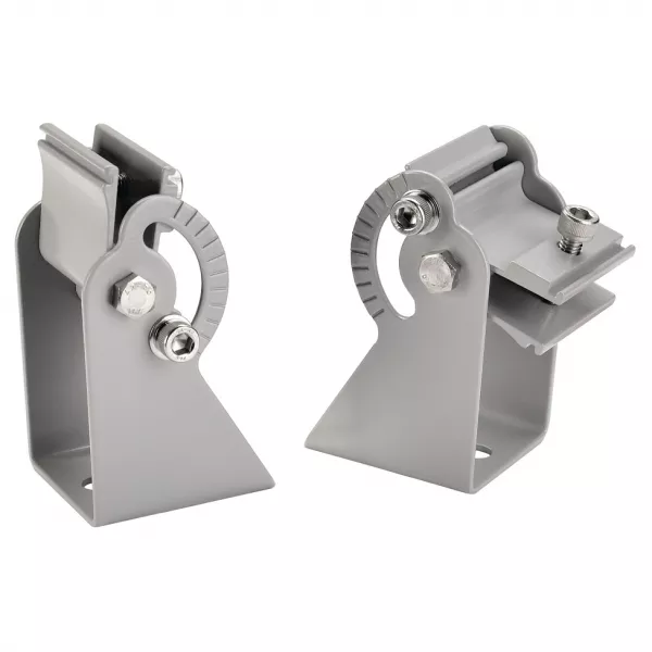 SLV - Fixations, pour VANO TC et VANO DISPLAY, gris argent, courtes, 2 pi�ces (229402)