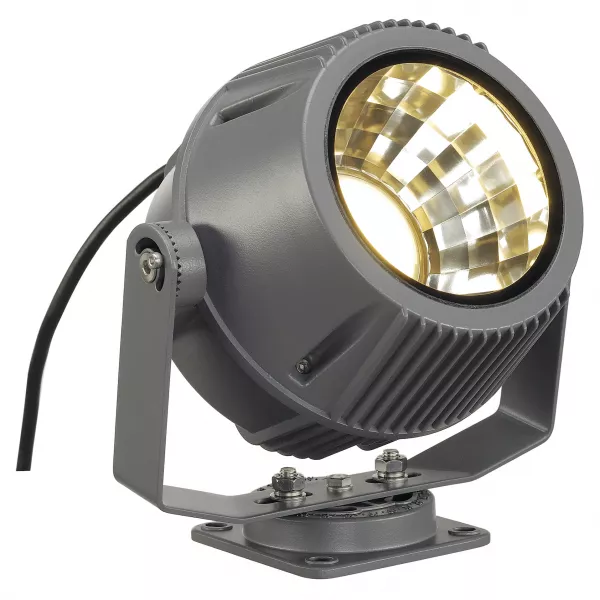 SLV - FLAC BEAM�, projecteur ext�rieur, gris fonc�, LED, 18W, 3000K, IP65 (231092)