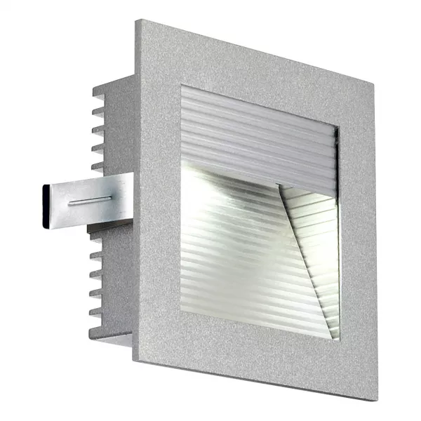 SLV - FRAME CURVE, encastr� mural int�rieur, gris argent, LED, 1W, 4000K (111290)
