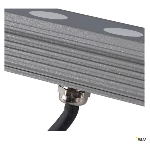 SLV - GALEN 100, projecteur ext�rieur, gris argent, LED, 25W, 3000K, IP65 (229482)