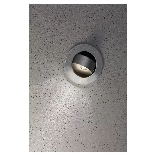 SLV - GILALED applique, gris argent, 3W LED, 3000K, LED bleue apparente en p (146382)