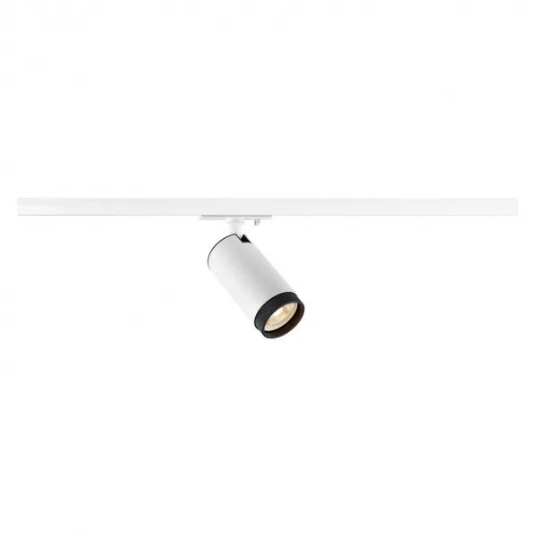 SLV - GRIP! L, spot rail 1 allumage, cylindrique, GU10, simple, 6W, blanc/noir (1008447)
