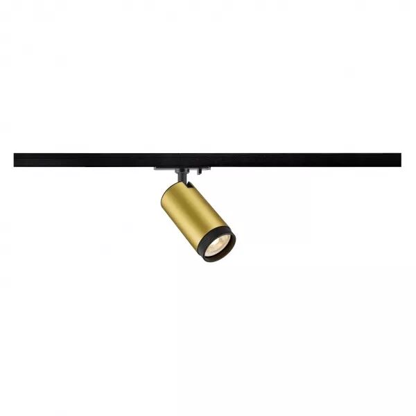 SLV - GRIP! L, spot rail 1 allumage, cylindrique, GU10, simple, 6W, or/noir (1008451)