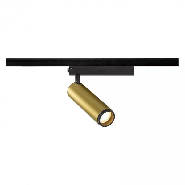 SLV - GRIP! M, spot rail 1 allumage, cylindrique, 2/3K, 15W, PHASE, 42�, or/noir (1008434)