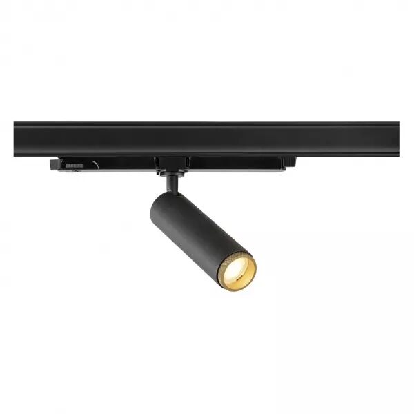 SLV - GRIP! M, spot rail 3 allumages, cylindrique, 2/3K, 15W, DALI, 42�, noir/or (1008440)