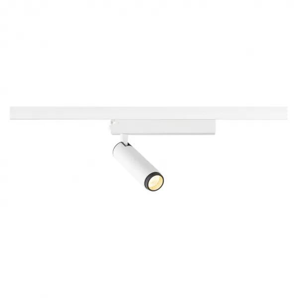 SLV - GRIP! S, spot rail 1 allumage, cylindrique, 2/3K, 11W, PHASE, 29�, blanc/noir (1008400)