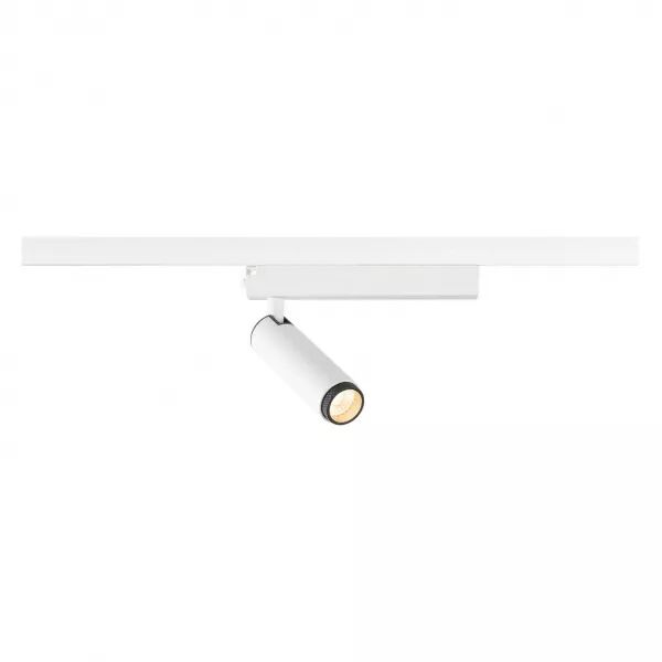 SLV - GRIP! S, spot rail 1 allumage, cylindrique, 2700 K, 11W, PHASE, 29�, blanc/noir (1008390)
