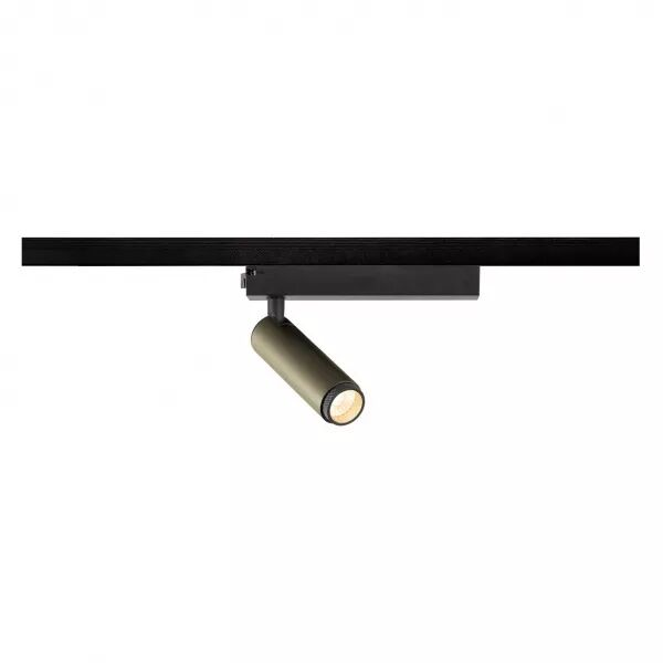SLV - GRIP! S, spot rail 1 allumage, cylindrique, 2700 K, 11W, PHASE, 29�, bronze/noir (1008393)