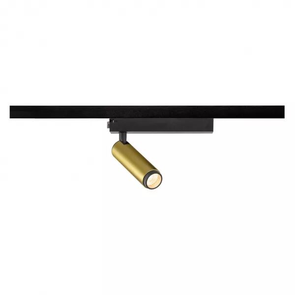 SLV - GRIP! S, spot rail 1 allumage, cylindrique, 2700 K, 11W, PHASE, 29�, or/noir (1008394)