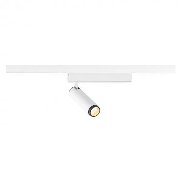 SLV - GRIP! S, spot rail 1 allumage, cylindrique, 3000 K, 11W, PHASE, 29�, blanc/noir (1008395)