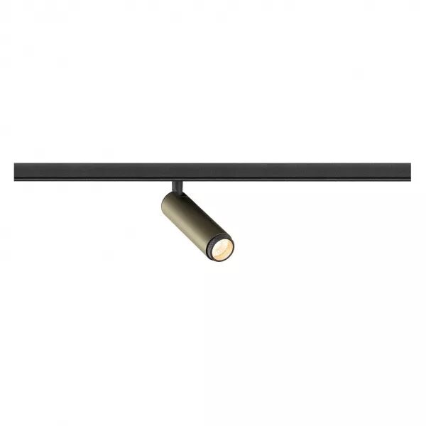 SLV - GRIP! S, spot rail 48V, cylindrique, 2700 K, 9,8W, DALI, 29�, bronze/noir (1008408)