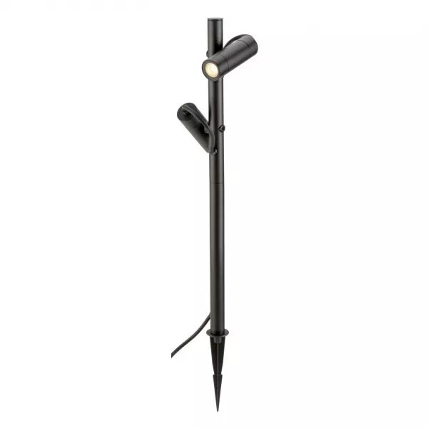 SLV - HELIA SLIM borne, ext�rieur, double, LED, noir IP65 3000 K, bord de mer (1007869)
