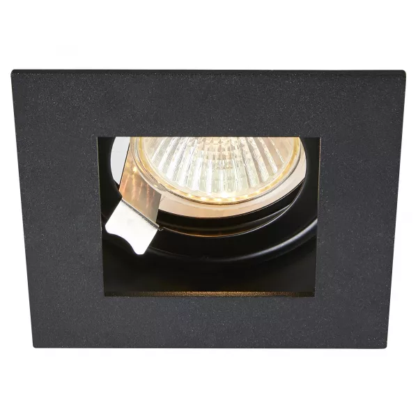 SLV - INDI REC, encastr� de plafond int�rieur, noir mat, GU10/QPAR51, 20W max (1002857)